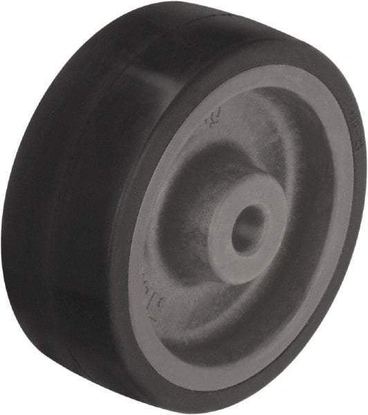 Blickle - 4 Inch Diameter x 1-3/8 Inch Wide, Heat-Resistant Silicone Rubber Caster Wheel - 176 Lb. Capacity, 1/2 Inch Axle Diameter, Plain Bore Bearing - Top Tool & Supply