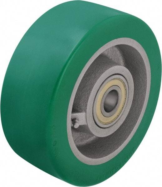 Blickle - 8 Inch Diameter x 3-9/64 Inch Wide, Polyurethane-Elastomer Blickle Softhane Caster Wheel - 2,640 Lb. Capacity, 1 Inch Axle Diameter, Ball Bearing - Top Tool & Supply