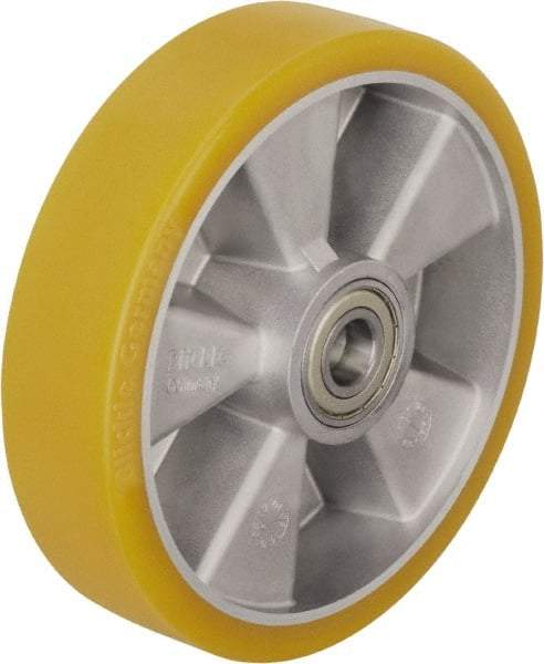 Blickle - 8 Inch Diameter x 1-31/32 Inch Wide, Polyurethane-Elastomer Blickle Extrathane Caster Wheel - 1,760 Lb. Capacity, 1 Inch Axle Diameter, Ball Bearing - Top Tool & Supply