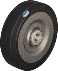 Blickle - 8 Inch Diameter x 1-31/32 Inch Wide, Solid Rubber Caster Wheel - 1,320 Lb. Capacity, 25/32 Inch Axle Diameter, Ball Bearing - Top Tool & Supply