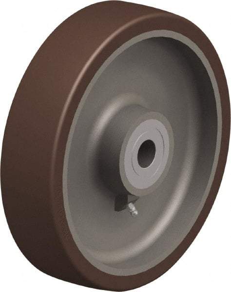 Blickle - 10 Inch Diameter x 2-23/64 Inch Wide, Polyurethane-Elastomer Blickle Besthane Caster Wheel - 3,300 Lb. Capacity, 1 Inch Axle Diameter, Ball Bearing - Top Tool & Supply