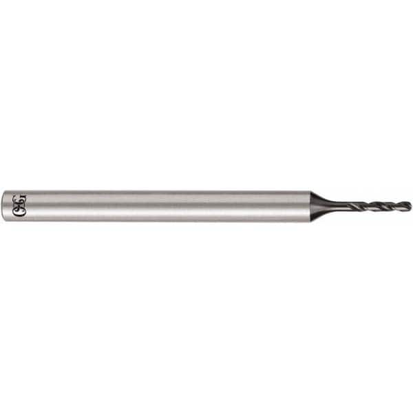 Micro Drill Bit: 0.1358″ Dia, 130 °, Solid Carbide TiAlN Finish, RH Cut, Series 5330