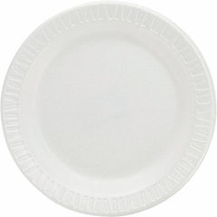 DART - Foam Dinnerware Plates, 6" - White - Top Tool & Supply