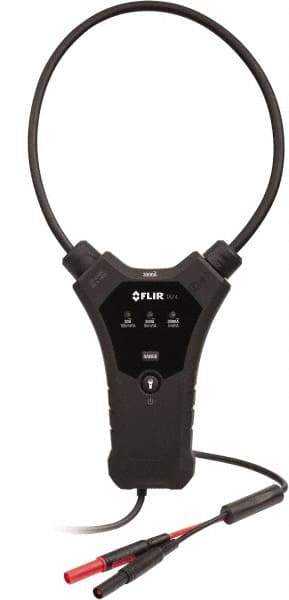 FLIR - Black Electrical Test Equipment Current Probe - Use with Most DMMs and Clamp Meters that use Banana Plugs and Output is a Voltage Signal - Top Tool & Supply