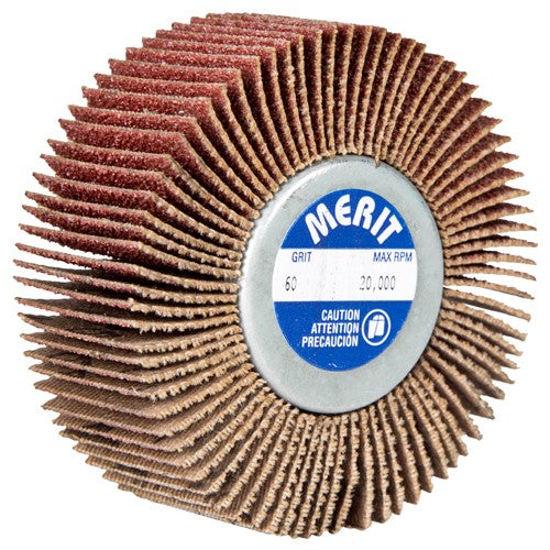 2 1/2″ × 1″ × 1/4″-20 Super Finish Flap Wheel 120 Grit Aluminum Oxide - Top Tool & Supply