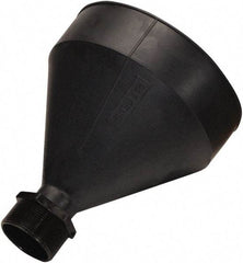 Funnel King - 9-3/16" High x 7-1/2" Diam, Polyethylene, Drum Funnel - 55 Gal Drum/Pail Capacity - Top Tool & Supply