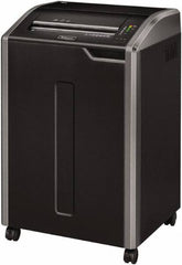 FELLOWES - 5/32 x 1-3/8" Strip, 30 Sheet Cross Cut Automatic Shredder - 20" Long x 25" Wide x 37-1/4" High, Level 4 Security, 35 Gal Wastebasket - Top Tool & Supply