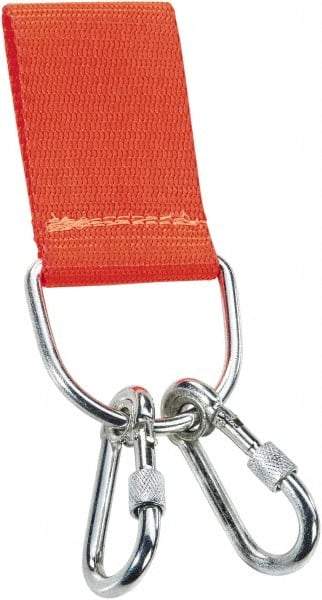 Proto - 7" Tethered Tool Holder - Carabiner Connection, 7" Extended Length, Orange - Top Tool & Supply