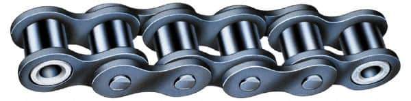 Morse - 3/4" Pitch, ANSI 60, Low Maintenance Roller Chain - Chain No. 60, 10 Ft. Long, 15/32" Roller Diam, 1/2" Roller Width - Top Tool & Supply