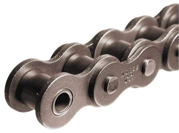 Morse - 1-1/2" Pitch, ANSI 120, Single Strand Roller Chain - Chain No. 120, 10 Ft. Long, 7/8" Roller Diam, 1" Roller Width - Top Tool & Supply