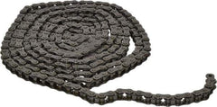 Morse - 3/8" Pitch, ANSI 35, Single Strand Roller Chain - Chain No. 35, 10 Ft. Long, 1/5" Roller Diam, 3/16" Roller Width - Top Tool & Supply