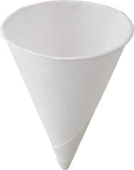 Solo - Solo Conical Paper Cold Cups, 4 oz - White - Top Tool & Supply