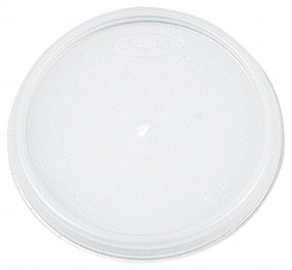 DART - Dart Lids for 8 oz Hot/Cold Foam Cups, Vented - White - Top Tool & Supply