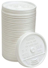 DART - Dart Sip-Thru Lids for 16 oz Hot/Cold Foam Cups - White - Top Tool & Supply