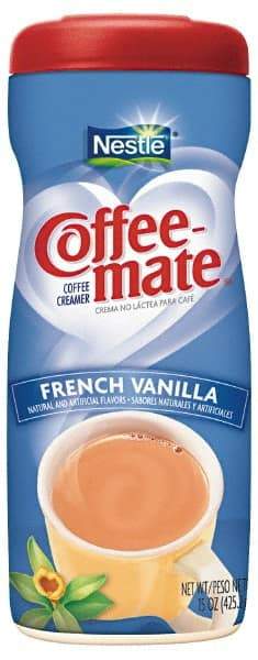 Coffee-Mate - 15 oz French Vanilla Powdered Creamer - Use with Hot Drinks - Top Tool & Supply