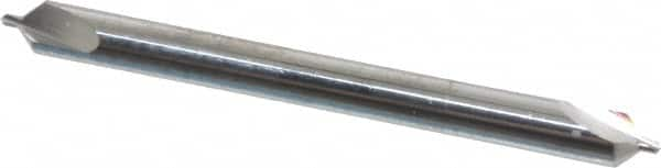 Hertel - #0 Plain Cut 90° Incl Angle Solid Carbide Combo Drill & Countersink - Top Tool & Supply