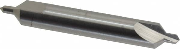 Hertel - #4 Plain Cut 90° Incl Angle Solid Carbide Combo Drill & Countersink - Top Tool & Supply