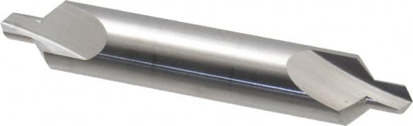 Hertel - #6 Plain Cut 90° Incl Angle Solid Carbide Combo Drill & Countersink - Top Tool & Supply