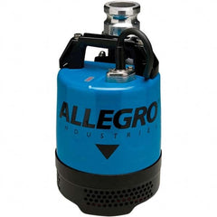 Allegro - 2/3 hp, 5.4 Amp Rating, 115 VAC, 60 Hz, Single Speed Continuous Duty Dewatering Pump - Top Tool & Supply