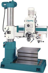 Clausing - 33-1/2" Swing, Geared Head Radial Arm Drill Press - 6 Speed, 2 hp, Three Phase - Top Tool & Supply