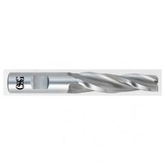 3/16 x 3/8 x 1-1/4 x 3-1/8 3 Fl HSS-CO Tapered Center Cutting End Mill -  Bright - Top Tool & Supply