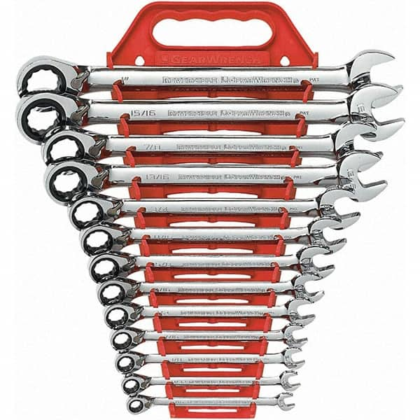 GearWrench - Wrench Sets Tool Type: Combination Wrench System of Measurement: Inch - Top Tool & Supply