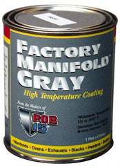 POR-15 - 1 Gal Gray Automotive Heat Resistant Paint - 1,200°F Max Temp, Comes in Can with Handle - Top Tool & Supply