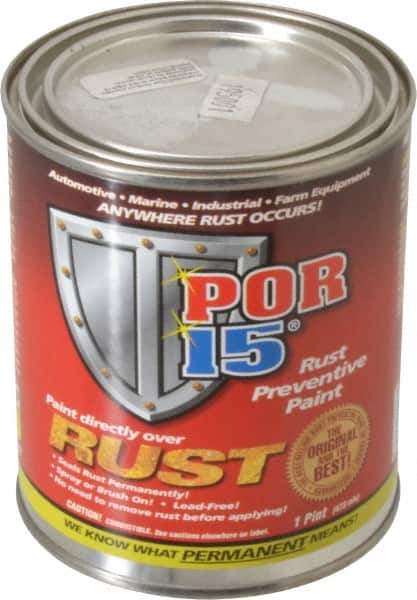 POR-15 - 1 Pint, Silver, Rust Preventative Paint - Comes in Can - Top Tool & Supply