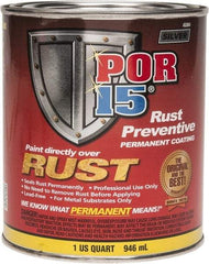 POR-15 - 1 Quart, Silver, Rust Preventative Paint - Comes in Can - Top Tool & Supply