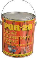 POR-15 - 1 Gal Aluminum Automotive Heat Resistant Paint - 1,200°F Max Temp, Comes in Can with Handle - Top Tool & Supply