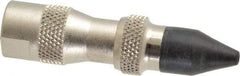 Coilhose Pneumatics - 125 Max psi Rubber Push Button Blow Gun - 1/4 NPT, 3" Tube Length, Nickel Plated Brass - Top Tool & Supply