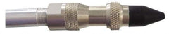 Coilhose Pneumatics - 125 Max psi Rubber Push Button Blow Gun - 1/4 NPT, 39" Tube Length, Nickel Plated Brass - Top Tool & Supply