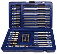 Irwin - 16 Piece, Bit Set - Phillips, Torx, Posidrive Point - Top Tool & Supply