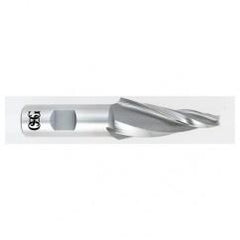 3/8 x 3/4 x 2-1/4 x 4-1/2 3 Fl HSS-CO Tapered Center Cutting End Mill -  Bright - Top Tool & Supply