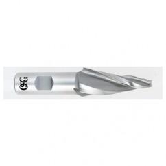 1/2 x 5/8 x 1-1/4 x 3-3/8 3 Fl HSS-CO Tapered Center Cutting End Mill -  Bright - Top Tool & Supply