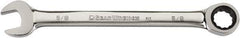 GearWrench - 5/8" 12 Point Combination Wrench - 8.201" OAL, Steel, Full Polish Finish - Top Tool & Supply