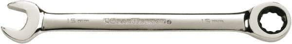 GearWrench - 13mm 12 Point Combination Wrench - 7" OAL, Steel, Full Polish Finish - Top Tool & Supply