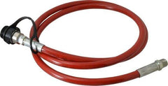 Value Collection - 1/4" Inside Diam x 3/8 NPT 6' Hydraulic Pump Hose - 10,000 psi, 59755199 Opposite End, Thermoplastic - Top Tool & Supply