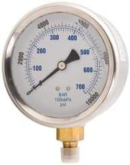 Value Collection - Hydraulic Pressure Gages & Adapters Type: Liquid-Filled Gauge Pressure Rating: 0 - 15000 - Top Tool & Supply