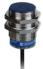 Telemecanique Sensors - NPN, 10mm Detection, Cylinder Shielded, Inductive Proximity Sensor - 3 Wires, IP68, IP69K, 12 to 24 VDC, M30x1.5 Thread, 1.69 Inch Long x 1.18 Inch Wide - Top Tool & Supply