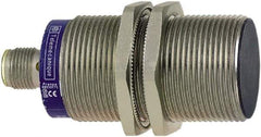 Telemecanique Sensors - NPN, 10mm Detection, Cylinder Shielded, Inductive Proximity Sensor - 3 Wires, IP67, IP69K, 12 to 24 VDC, M30x1.5 Thread, 55mm Long x 1.18 Inch Wide - Top Tool & Supply