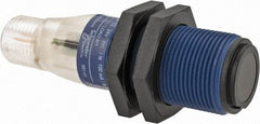 Telemecanique Sensors - 4 Pin M12 Connector, 15m Nominal Distance, Shock and Vibration Resistant, Through Beam Photoelectric Sensor - 12 to 24 VDC, 500 Hz, PBT, 2.36 Inch Long x 0.71 Inch Wide - Top Tool & Supply