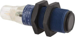 Telemecanique Sensors - 4 Pin M12 Connector, 15m Nominal Distance, Shock and Vibration Resistant, Through Beam Photoelectric Sensor - 12 to 24 VDC, 500 Hz, PBT, 2.36 Inch Long x 0.71 Inch Wide - Top Tool & Supply