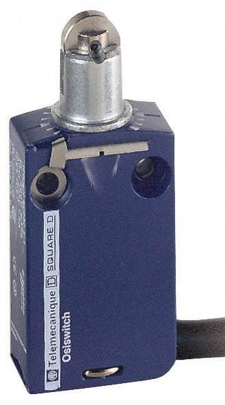 Telemecanique Sensors - SPDT, NC/NO, 240 VAC, 250 VDC, Removable Cable Terminal, Roller Plunger Actuator, General Purpose Limit Switch - 1, 2, 6, 12, 13, 4X, 6P NEMA Rating, IP66, IP67, IP68 IPR Rating - Top Tool & Supply