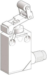 Telemecanique Sensors - DP, NC/NO, 240 VAC, 5 Pin M12 Male Terminal, Roller Plunger Actuator, General Purpose Limit Switch - IP66, IP67, IP68 IPR Rating - Top Tool & Supply