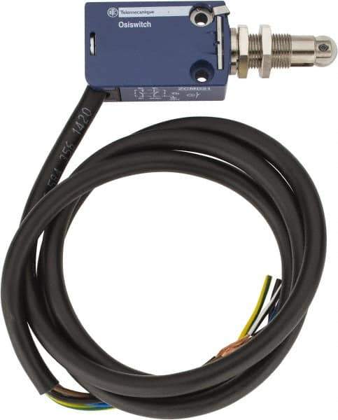 Telemecanique Sensors - SPDT, NC/NO, 240 VAC, 250 VDC, Removable Cable Terminal, Roller Plunger Actuator, General Purpose Limit Switch - 1, 2, 6, 12, 13, 4X, 6P NEMA Rating, IP66, IP67, IP68 IPR Rating - Top Tool & Supply