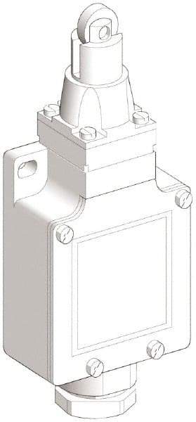 Telemecanique Sensors - DP, NC/NO, 240 VAC, Screw Terminal, Roller Plunger Actuator, General Purpose Limit Switch - IP66 IPR Rating - Top Tool & Supply