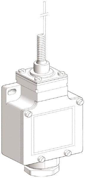 Telemecanique Sensors - DP, NC/NO, 240 VAC, Screw Terminal, Cat Whisker Actuator, General Purpose Limit Switch - IP66 IPR Rating - Top Tool & Supply