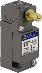 Square D - SPDT, NC/NO, 250 VDC at 0.11 Amp, 600 VAC at 1.20 Amp, Screw Terminal, Rotary Head Actuator, General Purpose Limit Switch - 1, 2, 4, 6, 12, 13, 6P NEMA Rating, IP66 IPR Rating - Top Tool & Supply