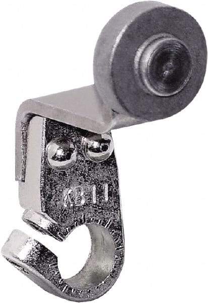 Square D - 1-1/2 Inch Long, 3/4 Inch Diameter, Cast Zinc Body, Limit Switch Operator - 1/4 Inch Face Width, Iron Roller, For Use with Limit Switches - Top Tool & Supply